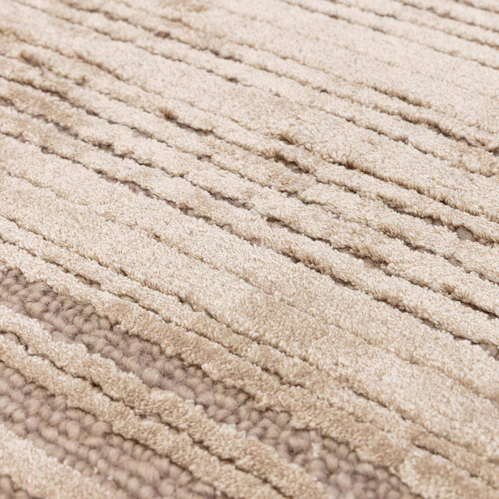 Rug Henley geometric beige taupe 160x230 cm