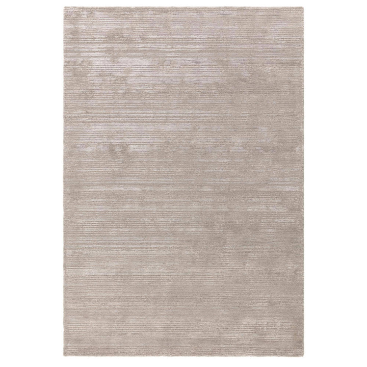 Rug Henley plain light grey silver 160x230 cm