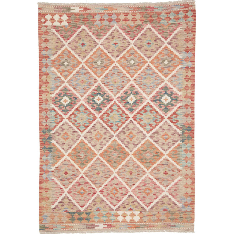 Kilim 125x181 Cm Kilim Afghanistan, Hand-carded Wool