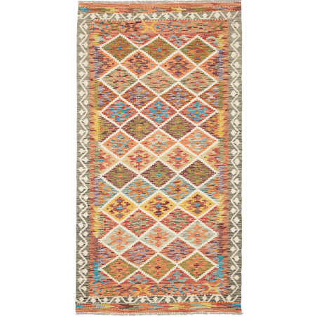 Kilim 107x199 Cm Kilim Afghanistan Hand-carded Wool