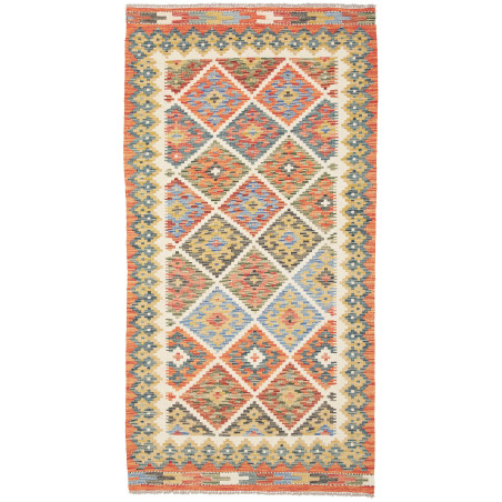 Kilim 102x199 Cm Kilim Afghanistan Hand-carded Wool
