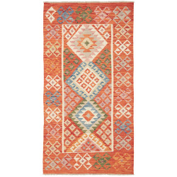 Kilim 103x195 Cm Kilim, Afghanistan, Hand-carded Wool (warp: