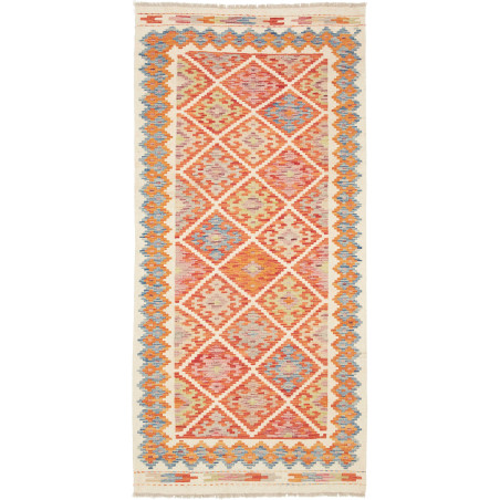 Kilim 99x206 Cm Kilim Afghanistan, Hand-carded Wool,