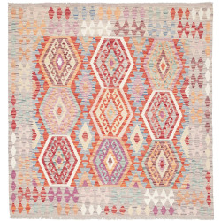 Kilim 147x153 Cm Kilim Afghanistan Hand-carded Wool 0.3