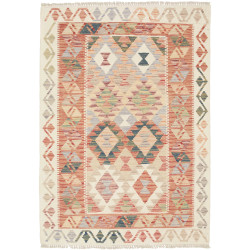 Kilim 101x142 Cm Kilim Afghanistan, Hand-carded Wool,