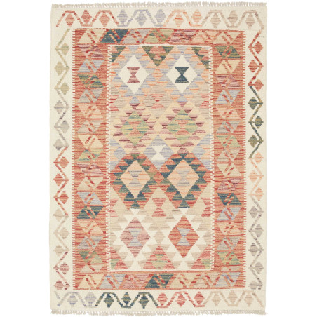 Kilim 101x142 Cm Kilim Afghanistan, Hand-carded Wool,