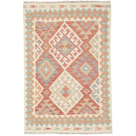 Kilim 99x147 Cm Kilim, Afghanistan, Hand-carded Wool (warp: