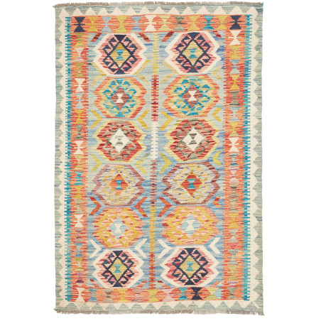 Kilim 104x155 Cm Kilim, Afghanistan, Hand-carded Wool (warp: