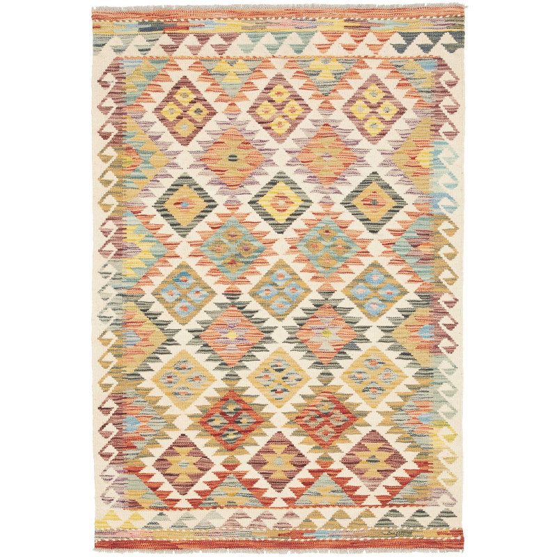Kilim 103x151 Cm Kilim, Afghanistan, Hand-carded Wool (warp: