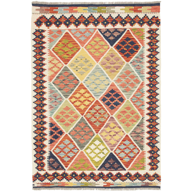 Kilim 107x151 Cm Kilim, Afghanistan, Hand-carded Wool (warp: