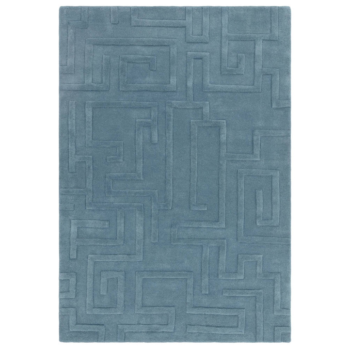 Rug Maze geometric blue 120x170 cm