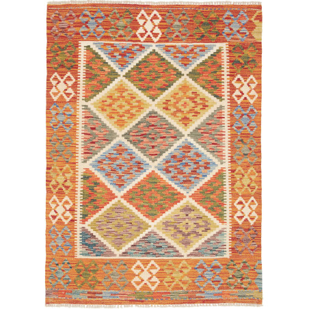 Kilim 105x145 Cm Kilim Afghanistan Hand-carded Wool 0.3