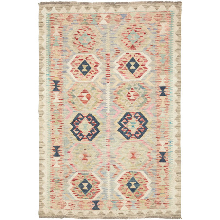 Kilim 101x150 Cm Kilim Afghanistan, Hand-carded Wool (warp: