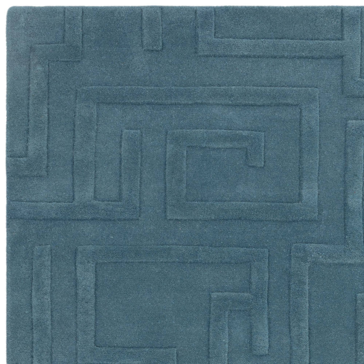 Rug Maze geometric blue 120x170 cm