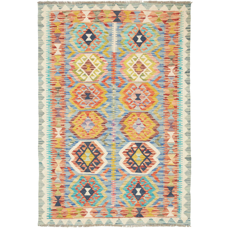Kilim 103x151 Cm Kilim, Afghanistan, Hand-carded Wool (warp: