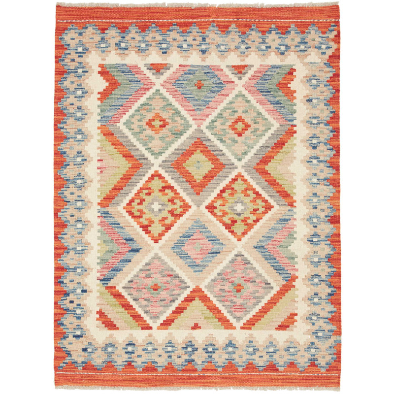 Kilim 106x139 Cm Kilim, Afghanistan, Hand-carded Wool,