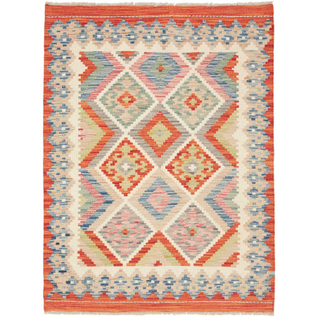 Kilim 106x139 Cm Kilim, Afghanistan, Hand-carded Wool,