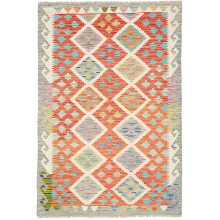 Kilim 101x150 Cm Kilim, Afghanistan, Hand-carded Wool