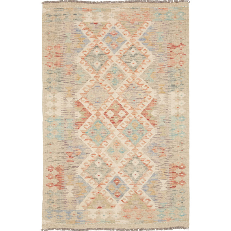 Kilim 103x155 Cm Kilim, Afghanistan, Hand-carded Wool (warp: