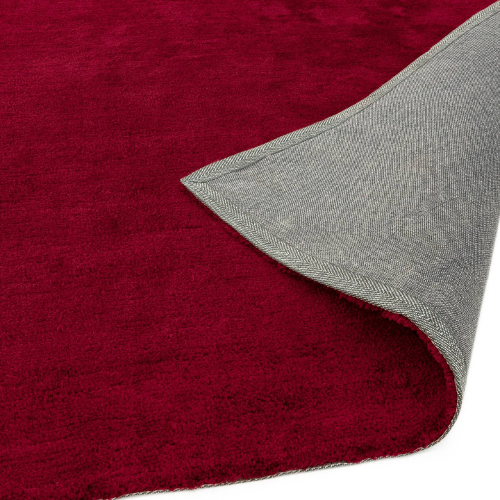 Rug Milo plain dark red burgundy 160x230 cm