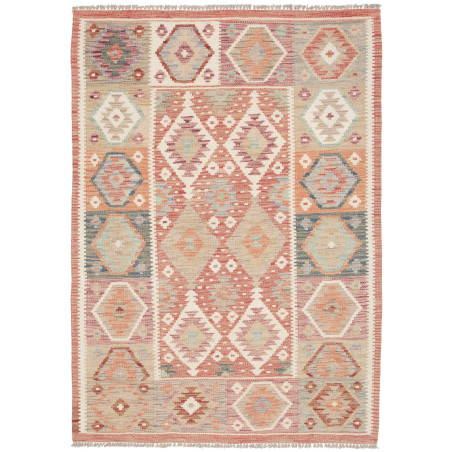 Kilim 106x148 Cm Kilim, Afghanistan, Hand-carded Wool (warp: