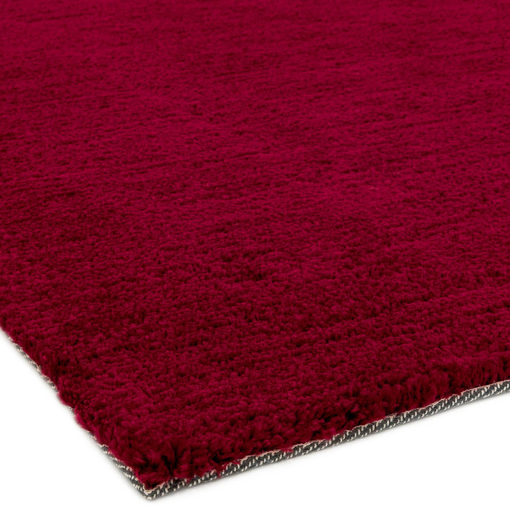 Rug Milo plain dark red burgundy 160x230 cm