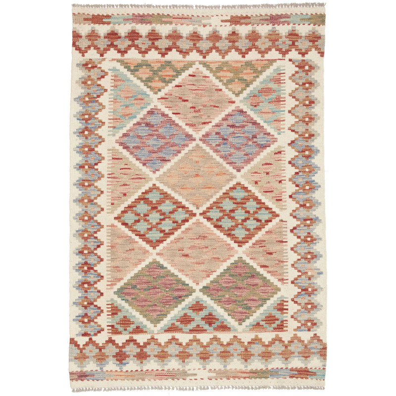 Kilim 101x150 Cm Kilim Afghanistan, Hand-carded Wool, 0.3 Cm