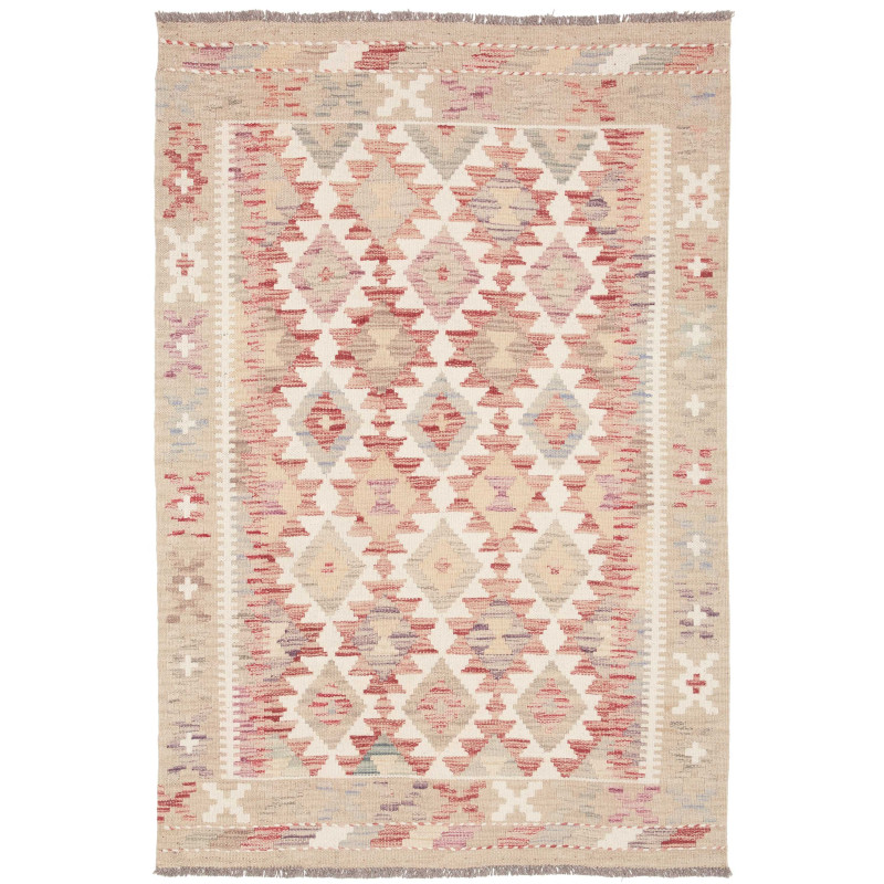 Kilim 99x146 Cm Kilim, Afghanistan, Hand-carded Wool (warp: