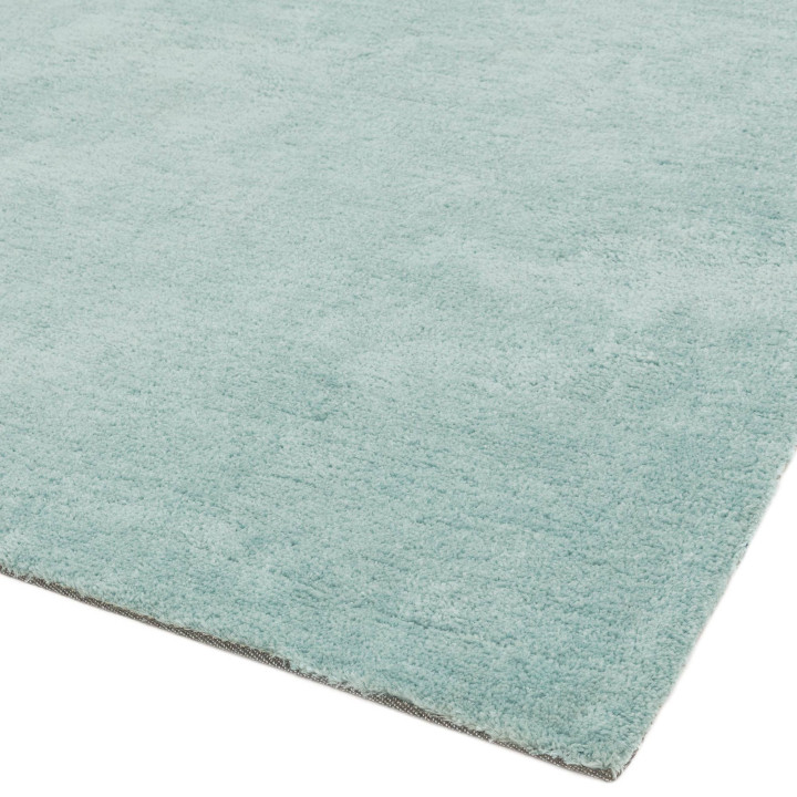 Rug Milo plain light blue powder blue 120x170 cm