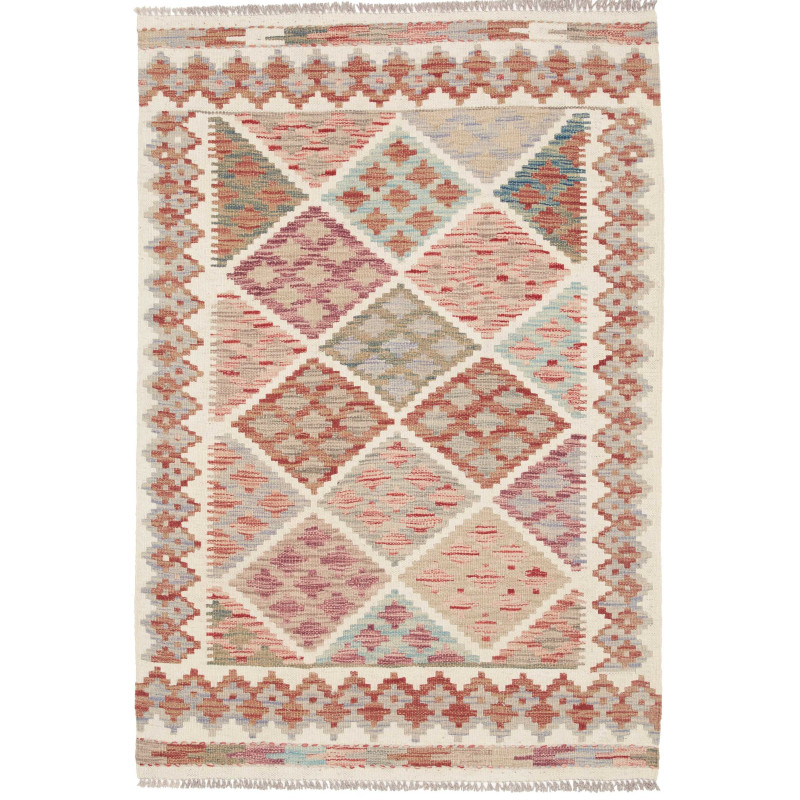 Kilim 103x150 Cm Kilim, Afghanistan, Hand-carded Wool