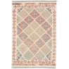 Kilim 99x145 Cm Afghan Kilim, Hand-carded Wool, Cotton