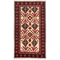 Baluch 110x200 Cm Baluch, Persia, Hand-carded Wool (warp: