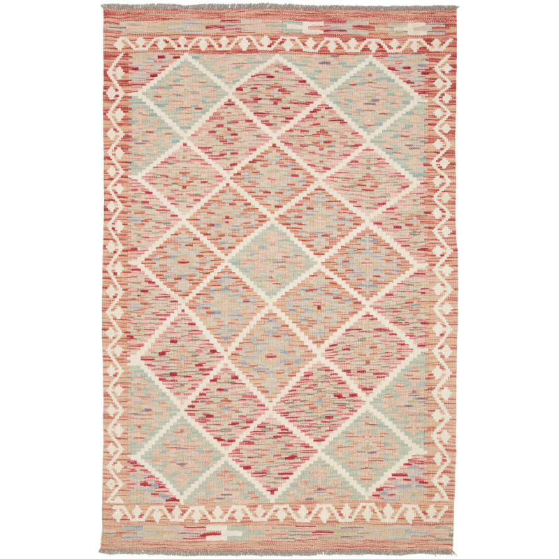 Kilim 102x152 Cm Kilim Afghanistan, Hand-carded Wool,