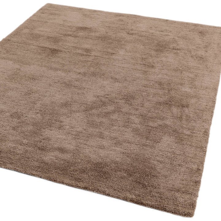 Tappeto Milo tinta unita tortora e beige 160x230
