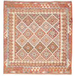 Kilim 153x160 Cm Kilim Afghanistan, Hand-carded Wool