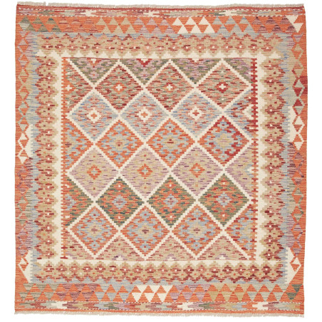 Kilim 153x160 Cm Kilim Afghanistan, Hand-carded Wool