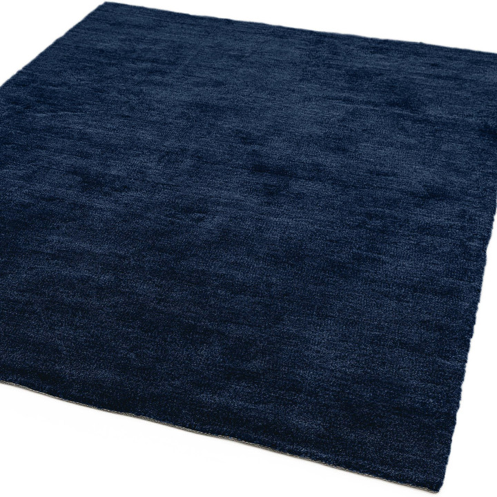 Rug Milo plain dark blue 200x290 cm
