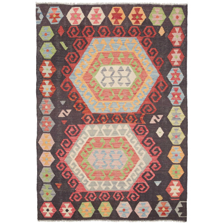 Kilim 121x179 Cm Kilim Afghanistan Hand-carded Wool (warp: