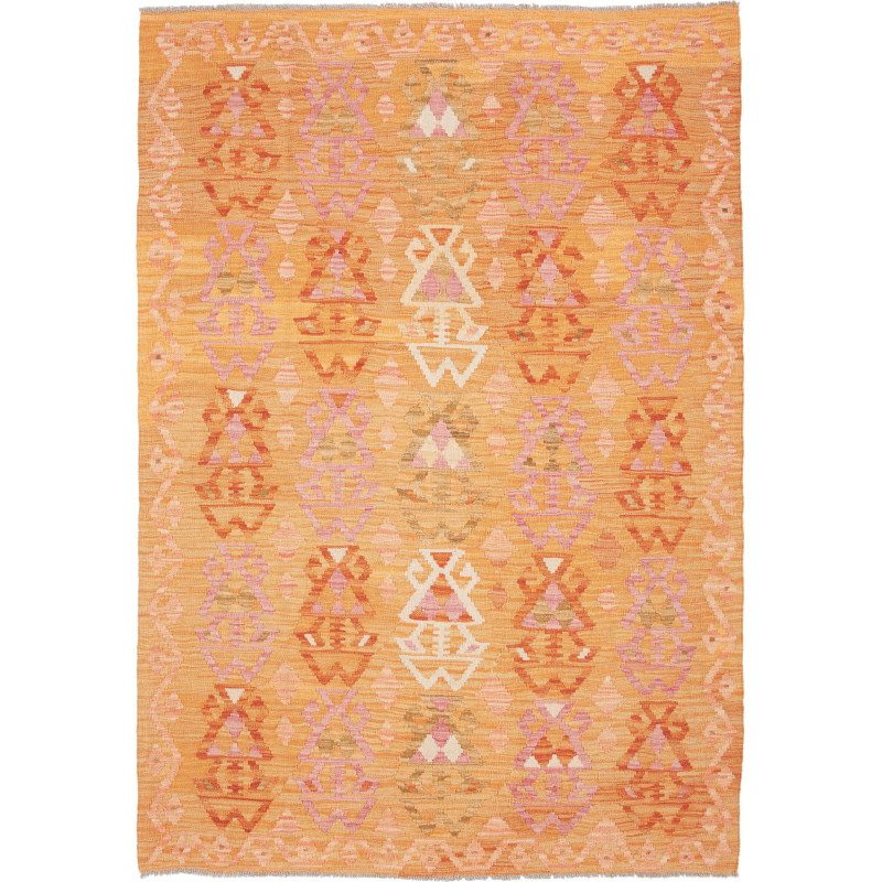 Kilim 128x185 Cm Kilim, Afghanistan, Hand-carded Wool,
