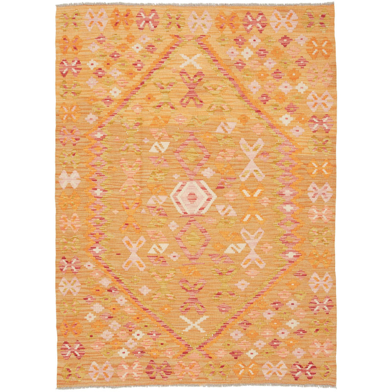 Kilim 129x176 Cm Kilim Afghanistan Hand-carded Wool