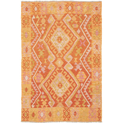 Kilim 126x188 Cm Kilim, Afghanistan, Hand-carded Wool (warp: