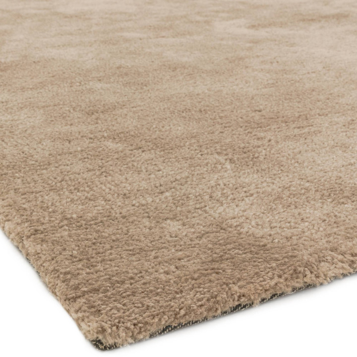 Rug Milo plain beige taupe 120x170 cm
