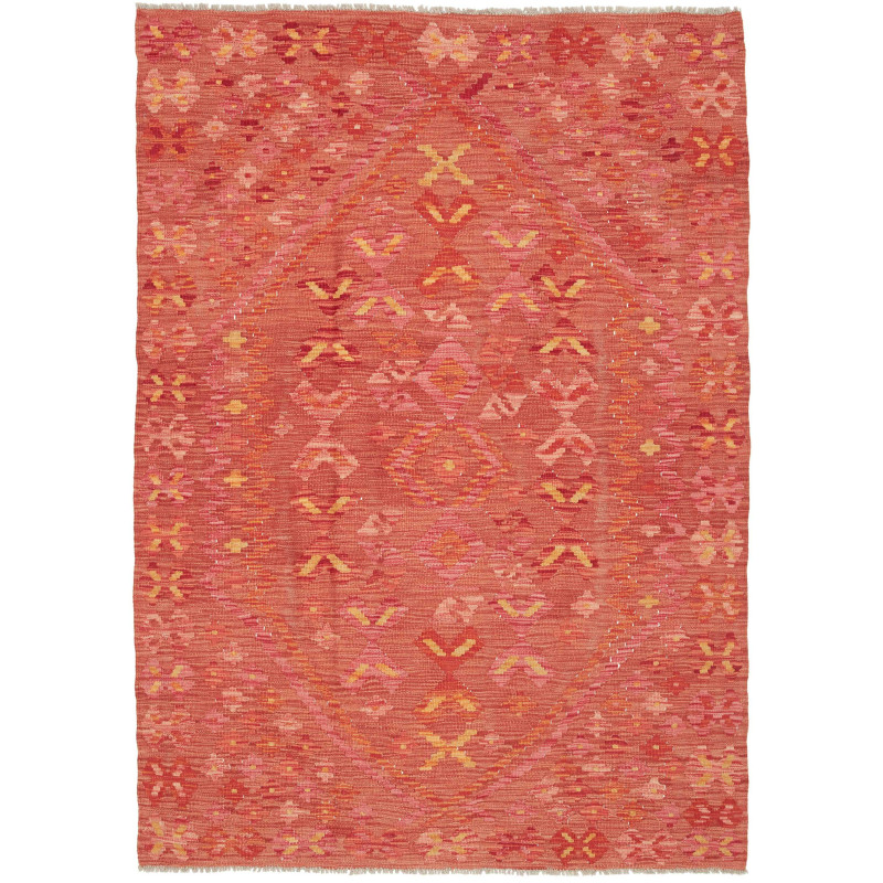 Kilim 128x185 Cm Kilim, Afghanistan, Hand-carded Wool