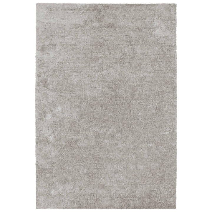 Rug Milo plain silver grey 160x230 cm
