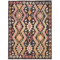 Kilim 129x175 Cm Kilim Afghanistan Hand-carded Wool (warp: