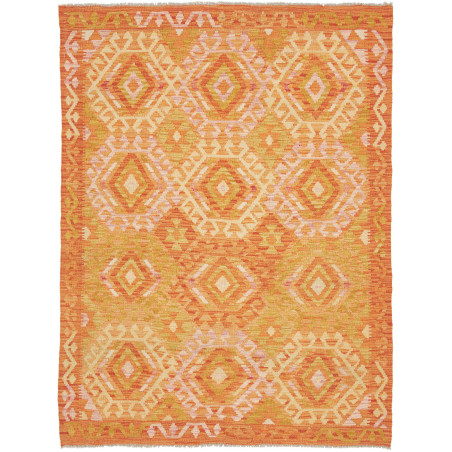 Kilim 134x178 Cm Kilim Afghanistan, Hand-carded Wool (warp: