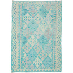 Kilim 126x177 Cm Kilim, Afghanistan, Hand-carded Wool (warp: