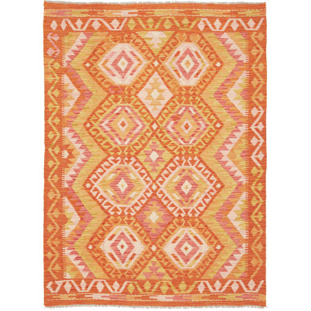 Kilim 129x177 Cm Kilim Afghanistan Hand-carded Wool