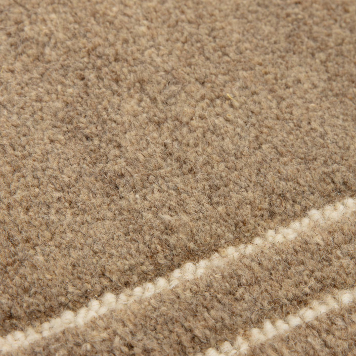 Rug Orlo geometric brown beige white 120x170 cm