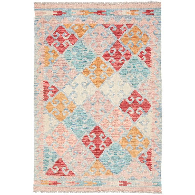 Kilim 101x149 Cm Kilim Afghanistan, Hand-carded Wool, 0.3 Cm
